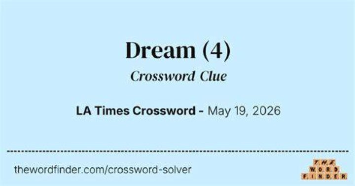 A chance to dream Crossword Clue