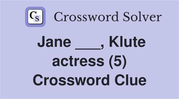 Actress/activist Jane Crossword Clue