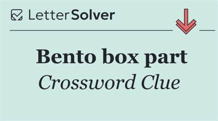 Bento box fare Crossword Clue