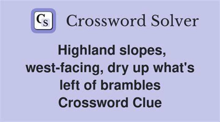 Brambles Crossword Clue