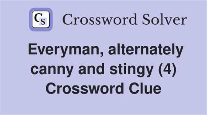 Canny Crossword Clue