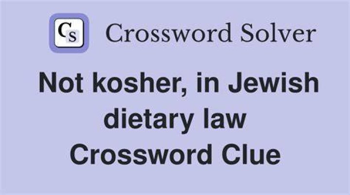 Cookie that has been deemed kosher since 1997 Crossword Clue