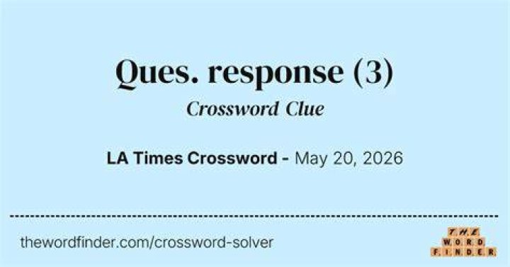 “De ___” (response to “Merci”) Crossword Clue