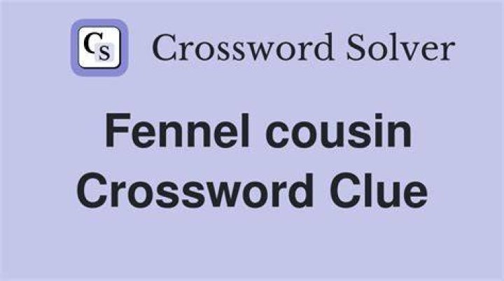 Flavor similar to fennel Crossword Clue