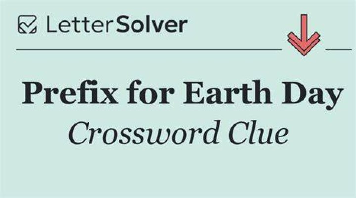 “Good for the earth” prefix Crossword Clue