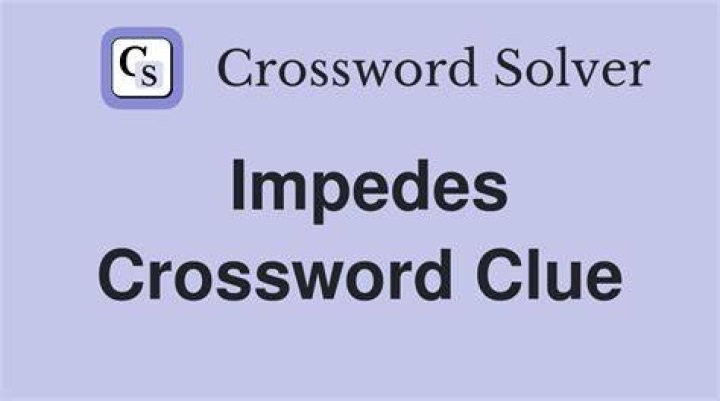Impedes Crossword Clue