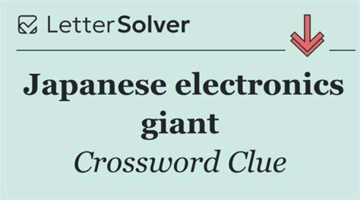 Japanese-based electronics giant Crossword Clue