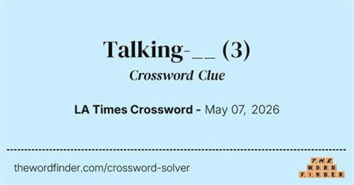 Just kept talking and talking and talking and … Crossword Clue