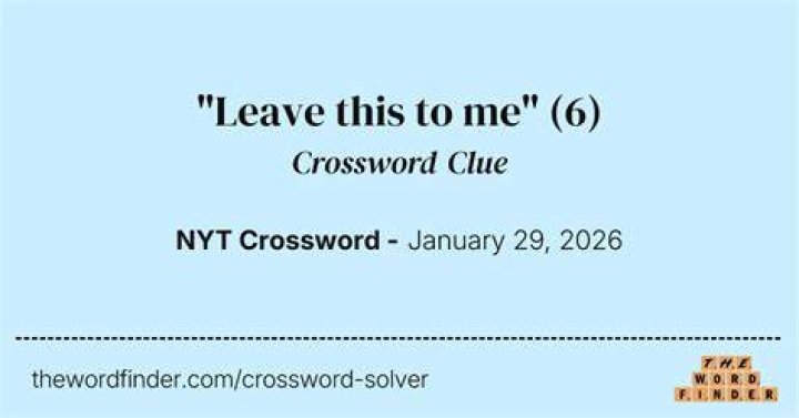 “Just leave!” Crossword Clue