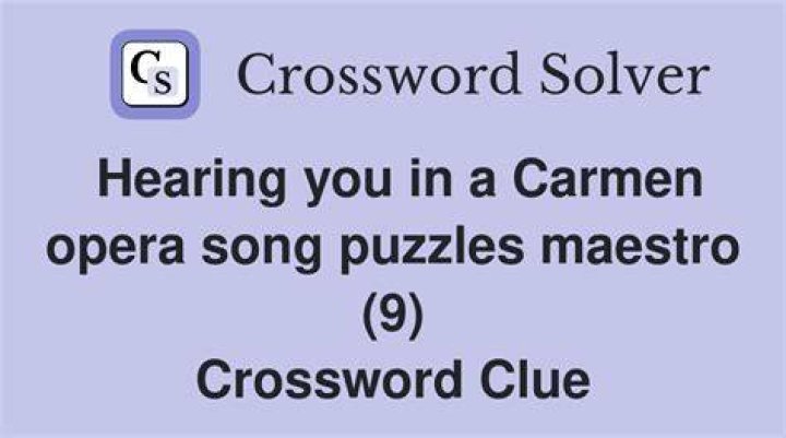 Key element of opera seria Crossword Clue
