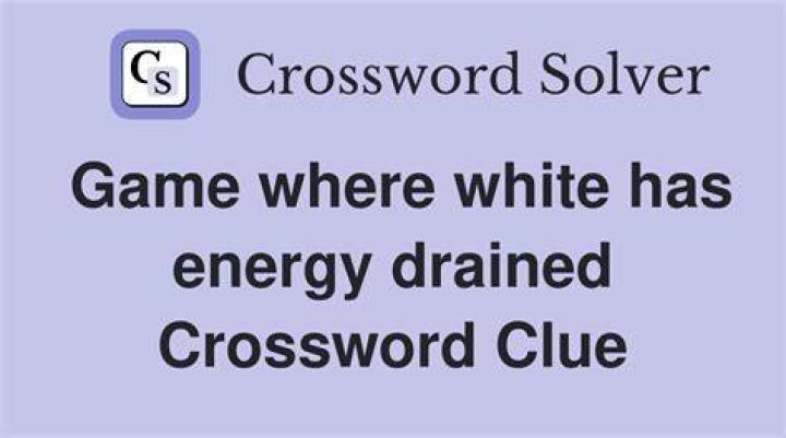 Leaves totally drained of energy? Crossword Clue