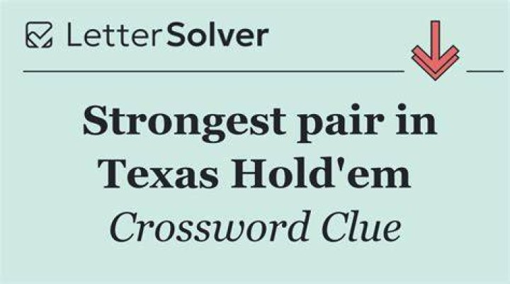 Low pocket pair in Texas hold ’em Crossword Clue