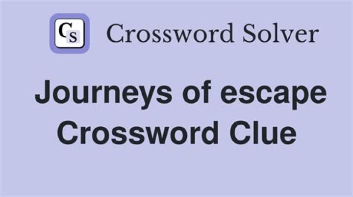 Means of escape Crossword Clue