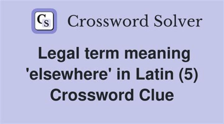 Mens ___ (legal term) Crossword Clue