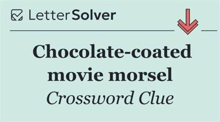 Movie theater morsel with white sprinkles Crossword Clue
