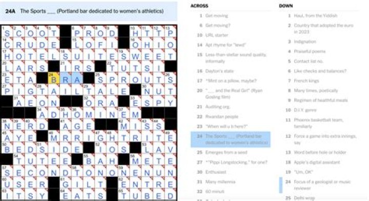 NYT Crossword Answers 06/24/22