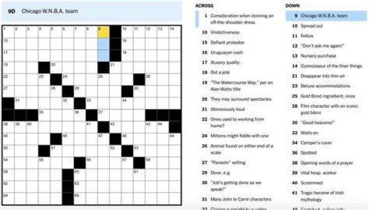 NYT Crossword Answers 08/17/20