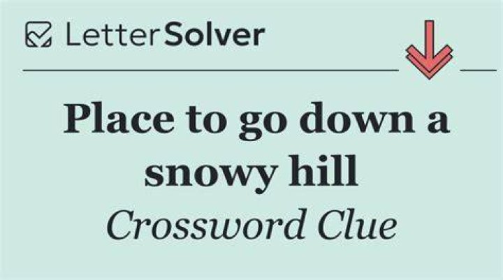 Over the hill, with “up” Crossword Clue