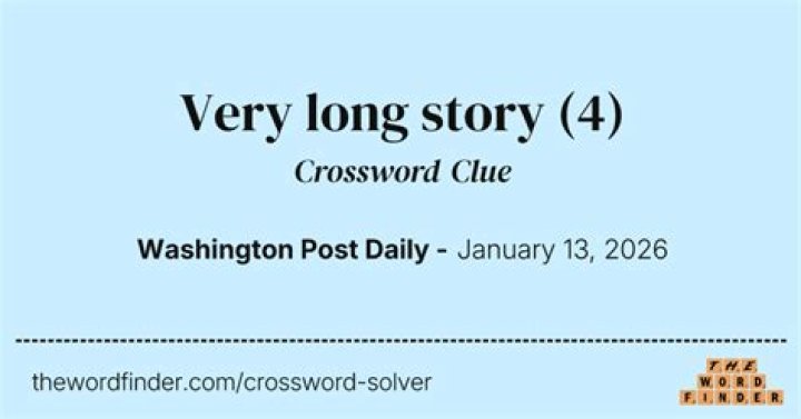 Passages in a long story? Crossword Clue