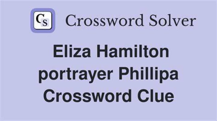 Phillipa ___, original Eliza in “Hamilton” Crossword Clue