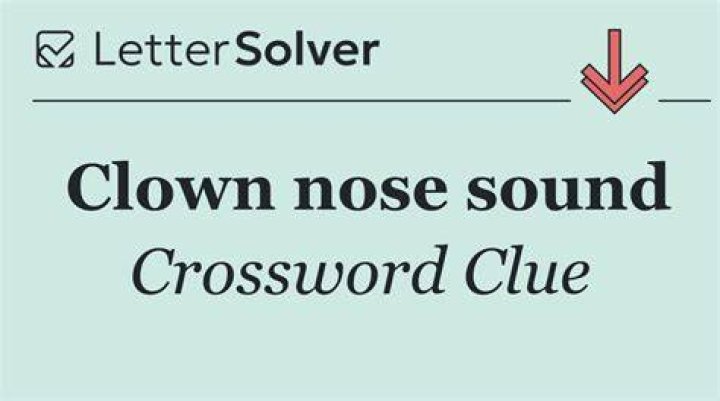 Playful sound while tapping someone’s nose Crossword Clue