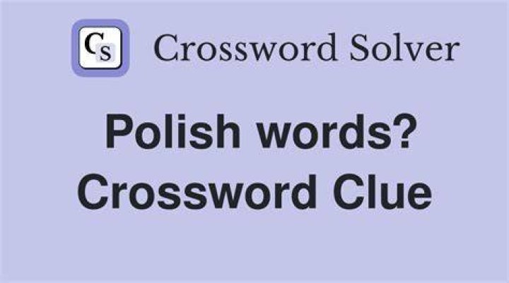 Polish Crossword Clue