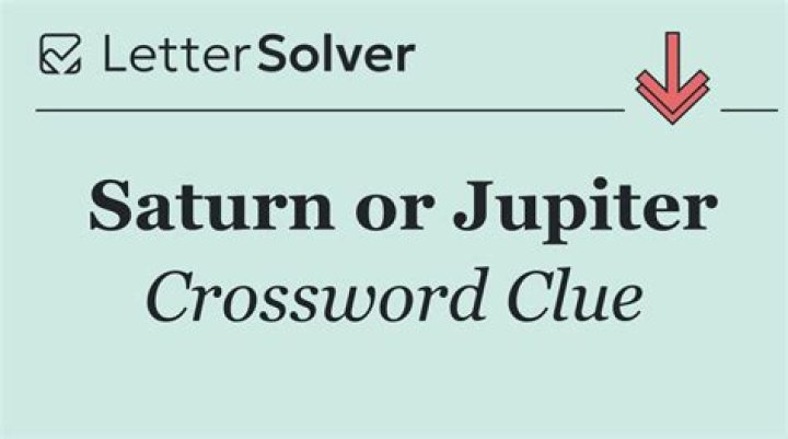 SATURN Crossword Clue