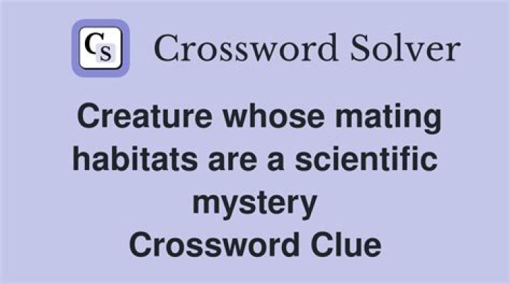 Scientific definition, for short Crossword Clue