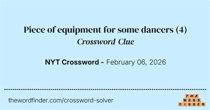 Some stage equipment Crossword Clue