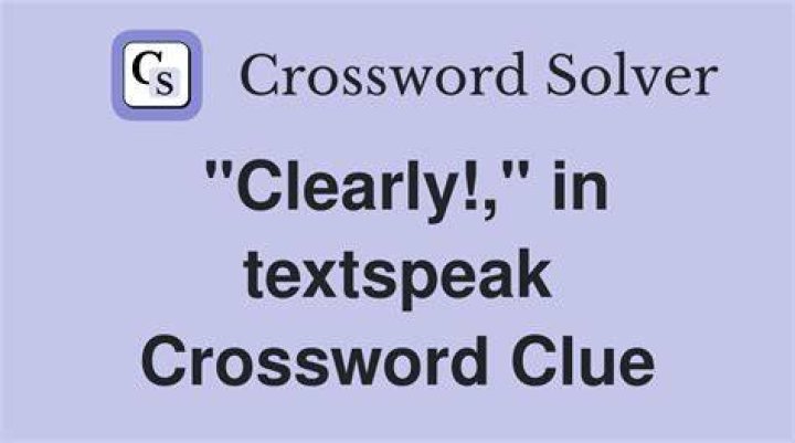 “That’s overly explicit,” in textspeak Crossword Clue