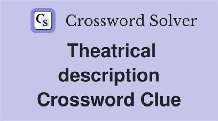 Theatrical backdrop Crossword Clue