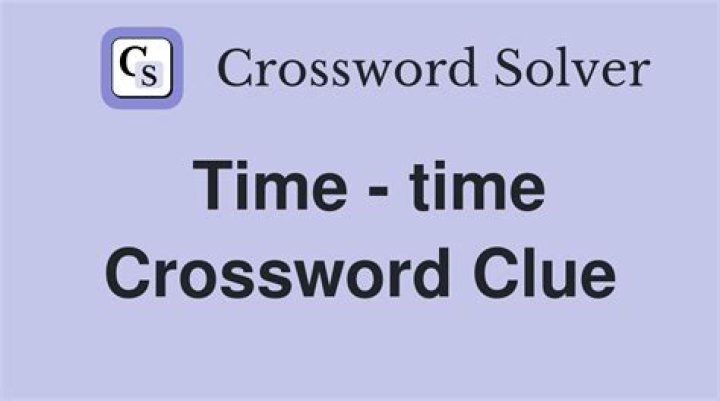 Tolled time Crossword Clue