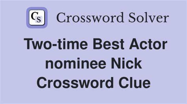Two-time Best Actor, 1954 and 1972 Crossword Clue